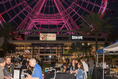 The second night of Foodstock Orlando took place at I-Drive 360. Along with food, beverages, and entertainment, ticketholders received a ride on the Coca-Cola Orlando Eye.