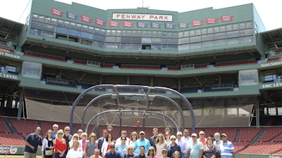 A privilege to be on the field of the oldest operating ballpark – Fenway Park!