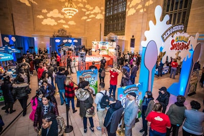 The activation took place March 7 at Grand Central Terminal's Vanderbilt Hall in New York.