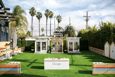 Google's first block party activation came to Abbot Kinney in Los Angeles from February 11 to 12.