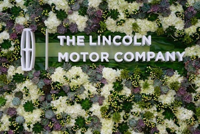 At the Essence magazine Black Women in Music event in Los Angeles in February during this year’s Grammy awards week, succulents decorated a wall announcing sponsor Lincoln.