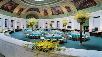 A dinner in the Rotunda