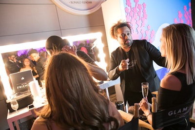 New York-based Glamsquad, an on-demand hair and makeup service, provided complimentary makeup services for guests to promote its new services in the Washington market.