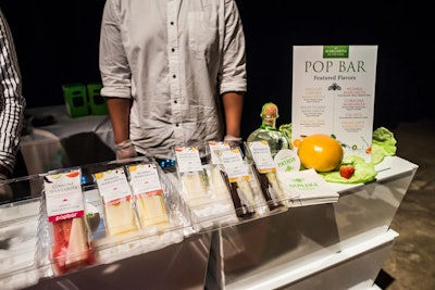 The brand partnered with ice pop company Pop Bar to create seven flavors to pair with the margaritas in the competition.