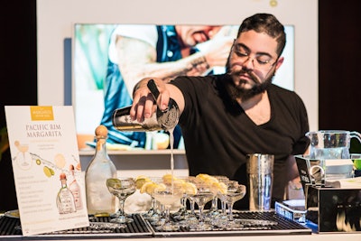 Each bar showcased a branded, customized card with information including the margarita name, a list of ingredients, and the name of the mixologist.