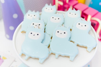 Falls Church-based cookie design company Sugar Studio provided the original llamacorn idea.