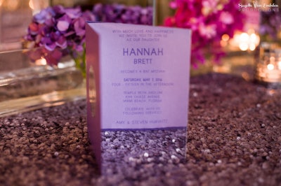 The Invitations had backwards text so guests would read the reflection