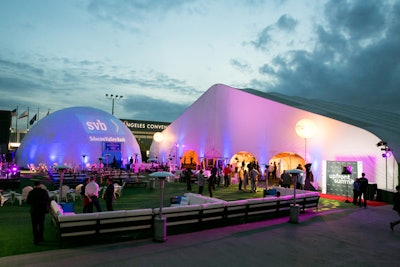This was the first year Upfront Summit took place at a custom-built, indoor-outdoor venue.
