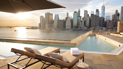 Incredible City Views from the Rooftop Relaxation Pool.