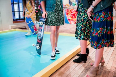 “Wearing dresses to skateboard is a great expression of that spirit, and you'll see the philosophy carry over into everything we do,” said Julie Luker, Old Navy’s PR and digital engagement director.