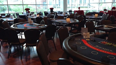 Casino theme in Buchanan Room