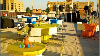 Happy hour on the Rooftop