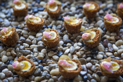 Mini Scotch Eggs Passed Hors d'oeuvre