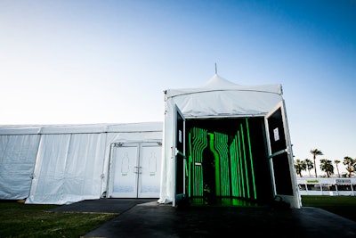 The on-site tent was one of three Coachella-related activations that MKG created for Absolut.