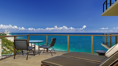 Ocean Front King Room Balcony