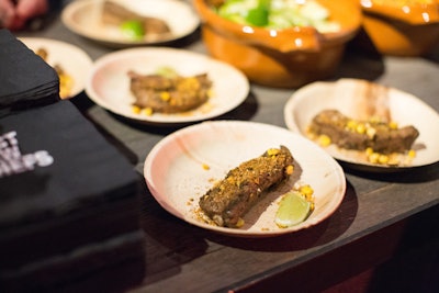 Alex Stupak, a Best New Chef from 2013, served Pork Deckle Chops with Huitlacoche from his New York eatery Empellón.