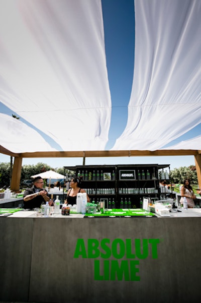 Republic Records, a division of Universal Music Group, teamed up with SBE on a two-day event called the Hyde Away party during the first weekend of the fest. The event featured performances from the label’s artists as well as sponsored activations like an Absolut Lime popsicle station.