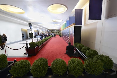 School Reception Area step & repeat