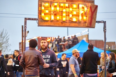 The brewery collaborated with Eater to bring in local bites that will be available for purchase in each city, such as Roberta’s and Bunker in New York. In addition, McClure’s Pickles will host a Bloody Mary bar and Garden of Eatin’ will set up a tortilla chip-sampling wall at each stop.