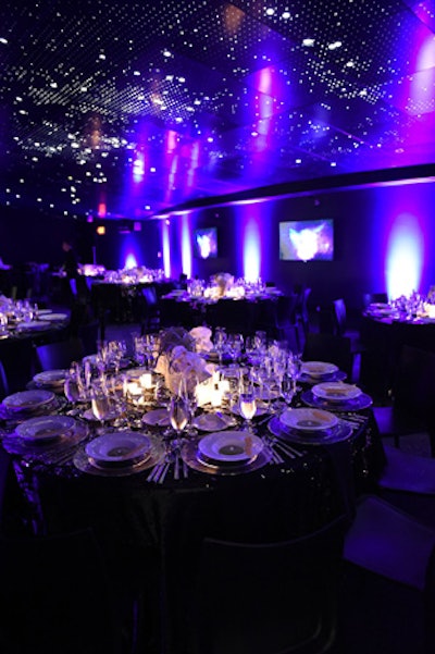 A sea of lights evoked one of the museum's features, a planetarium.