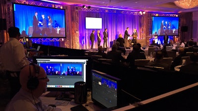 Complete audiovisual production in Chicago for a leading financial firm.