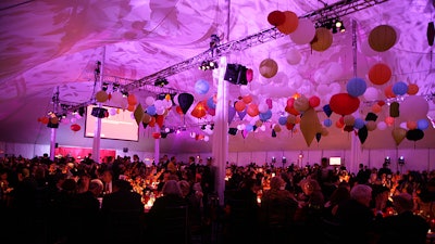 Hospital gala for 1000 people - custom tent - Westchester