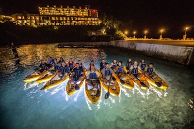 Kayak in the Dark in Saint Thomas