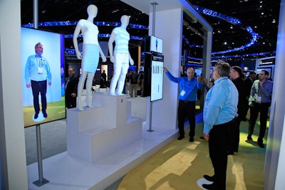 In each of the four showcases, SAP has created interactive experiences that demonstrate real-world applications of its technology, such as how retail partners can use artificial intelligence and machine learning.