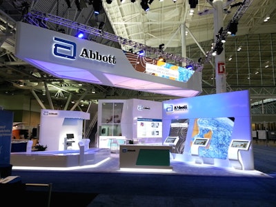 : HRS Booth with LED Header and Seamless Walls — Boston