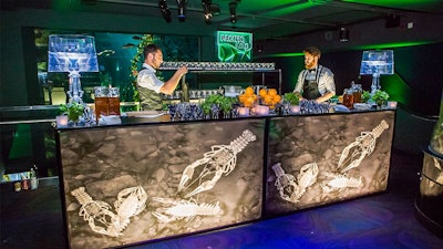 Unique bar locations available throughout the venue