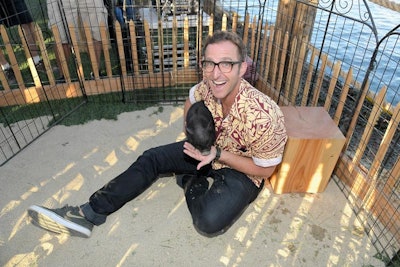 At the launch event, guests—including cast member Will Greenberg—posed for pictures with a baby boar. Other cast-party activities included karaoke with island-theme songs, as well as limbo and beer-pong stations.