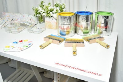 Guests used the hashtag #makeitwithmichaels to display their projects on social media. Stewart also broadcast some of the projects live on her own Facebook page and the Michaels Facebook page.