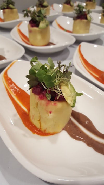 Potato and Avocado Salad with Beets