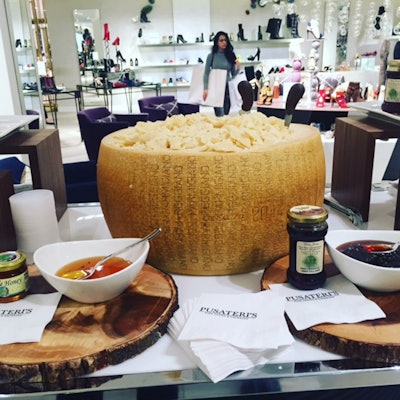 Parmigiano Cheese and Honey Tasting Activation