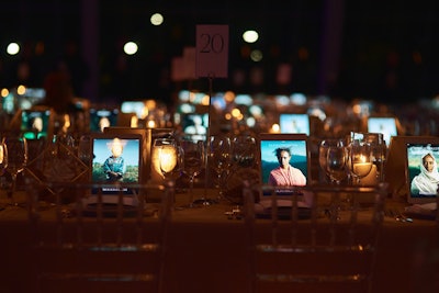 At last year’s Charity: Ball, iPads displayed personal stories about living without clean water.