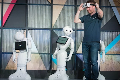 Google I/O in 2016 featured a presentation by SoftBank Robotics America that showed off Pepper, the humanoid robot.