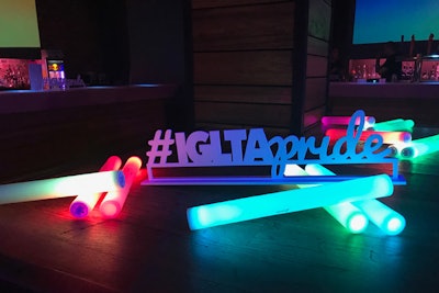 Destination DC also hosted the inaugural L.G.B.T.Q. party during the conference at Town Danceboutique, in coordination with the International Gay and Lesbian Travel Association. Hargrove created oversize glow sticks and props with the event’s hashtag “#IGTLApride” to encourage social media sharing of the event, which raised money for the association’s scholarship program benefiting gay and lesbian students interested in entering the travel industry.