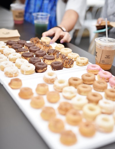 Food vendors included Erin McKenna’s Bakery, a Los Angeles-based shop that serves dairy-free and gluten-free baked goods.