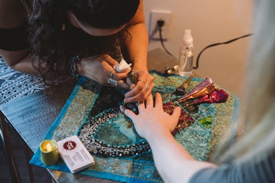For attendees looking for something free and more permanent, the event offered onsite Henna tattoos by professional Henna artist Natalia Zamparini of Henna by Naty.