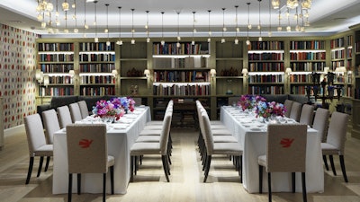 10 The Book Lined Reading Room Features A Curated Collection Of Books Flexible In Format It Can Be Transformed From A Luxuriou