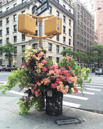 In May, Miller moved uptown, creating an installation at the corner of 90th Street and Madison Avenue.