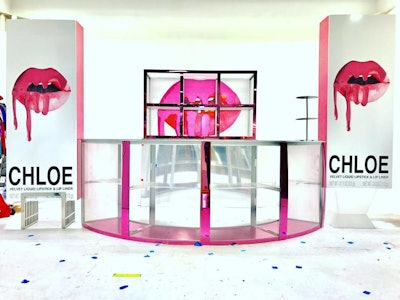 Geo Events brought the Kylie Jenner Cosmetics 'pop-up store' to life for a recent bat mitzvah.