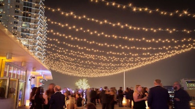 Multi-functional Rooftop Event Space Perched High Above the Miami River