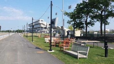 The Backyard can accommodate up to 10,000 guests