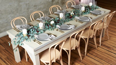 For a natural look and charm that can be used in both formal and casual design, chose the Cassis Table.