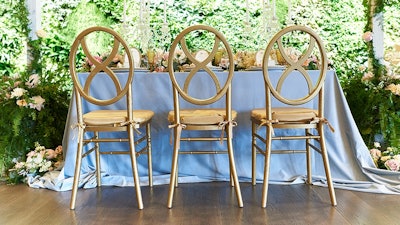 Get the gilded glam look with Xavier Gold Chair!
