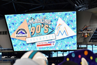 On August 13, Salt-N-Pepa threw out the ceremonial first pitch at Marlins Park in Miami. The girl group’s post-game performance took place on the ballpark's West Plaza, where they performed hits including “Push It” and “Whatta Man” for fans.
