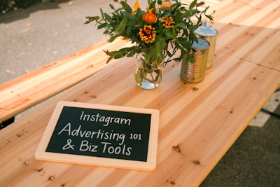 Attendees were able to chat with Instagram employees about content questions, business profiles, and insights, as well as advertising.