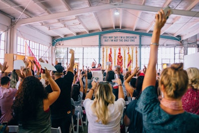 Attendees of the free event were hand-selected through an application process.