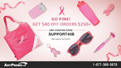 Go Pink! Support Breast Cancer Awareness this October.